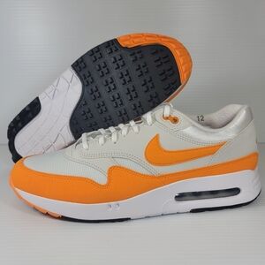 Nike Air Max 1 ‘86 OG Golf Shoes Orange/White (DV1403-118) Men's Size New